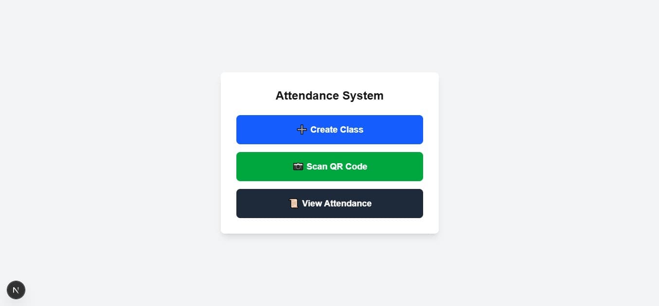 QR Attendance Tracking PWA