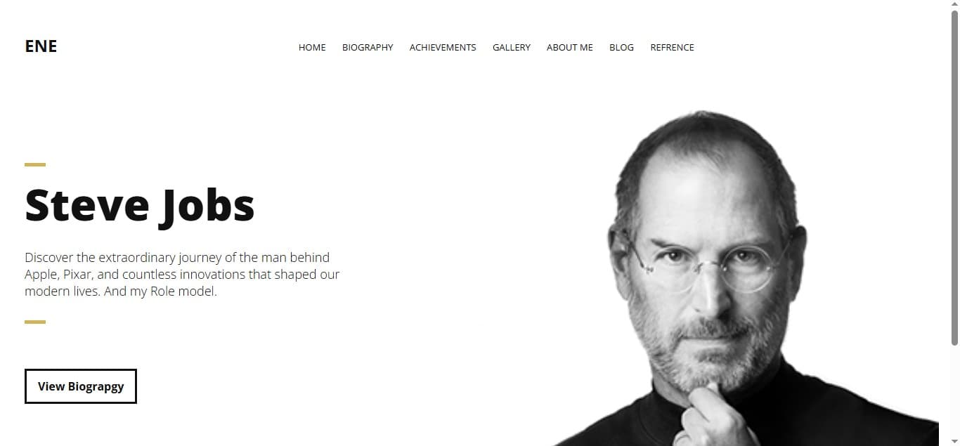 Steve Jobs Tribute Website
